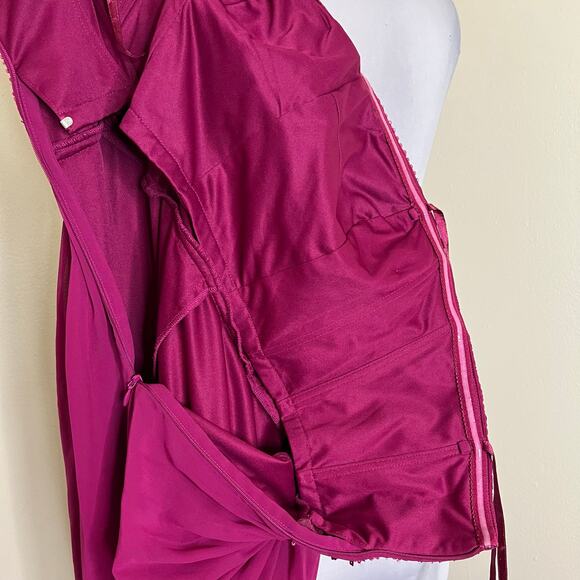 Aidan Mattox Formal Gown 4 Maxi Dress Beaded Prom Special Occasion Strapless New - Picture 6 of 12